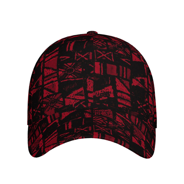 Sandwich Isles Red Tapa Dad Hat