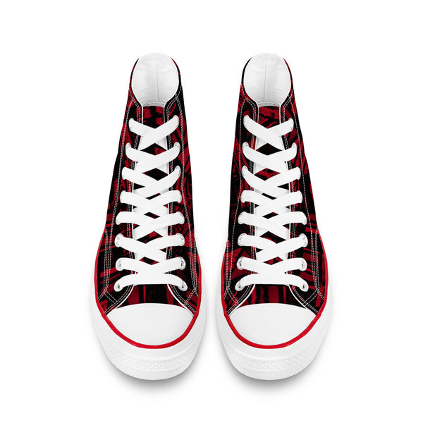 Sandwich Isles Red Tapa High-Top Sneakers